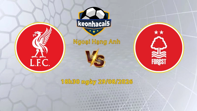 Soi kèo Liverpool vs Nottingham, 18h30 ngày 29/08, Ngoại Hạng Anh 2026/27: Đánh mất lợi thế